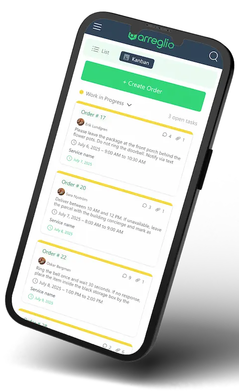 Workshop App Mockup